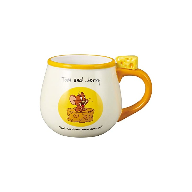 Tom and Jerry Jelly and Cheese Mug with Figure, 11.5