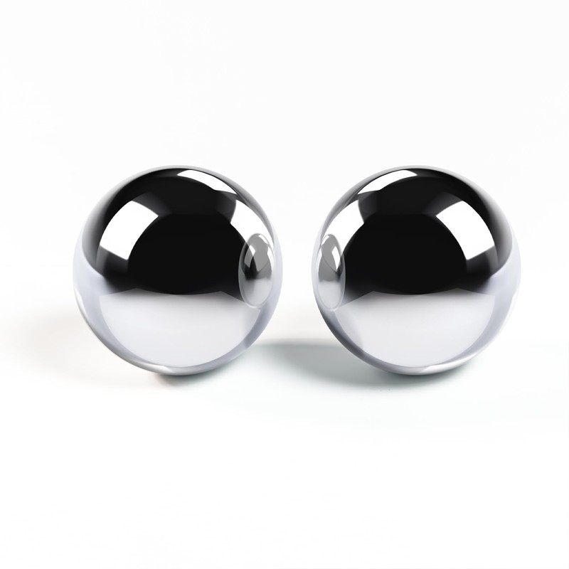 Roadtofree Baoding Balls 2.1 Inch Stainless Steel Meditation Balls, Hand