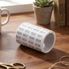 Inventory Number Stickers 1-2000 Consecutive Waterproof Self-Adhesive Vinyl Labels for