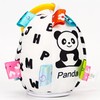 Black White Stroller Toy High Contrast Early Education Baby Plush
