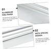 NOLITOY High-Temperature Resistant Aluminum Foil Paper 1 Roll for Baking