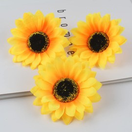 ericotry 6 Pieces Sunflower Hair Clips Sunflower Hair Clips Duck Beak Hairpin Styling Accessories for Beach Holiday Wedding Party