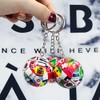 Sports Ball Key Chain - Durable Soccer Keychain for Fans