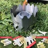 Goshawk Stainless Steel Alcohol Stove Windshield Bracket Hiking Camping Ultralight
