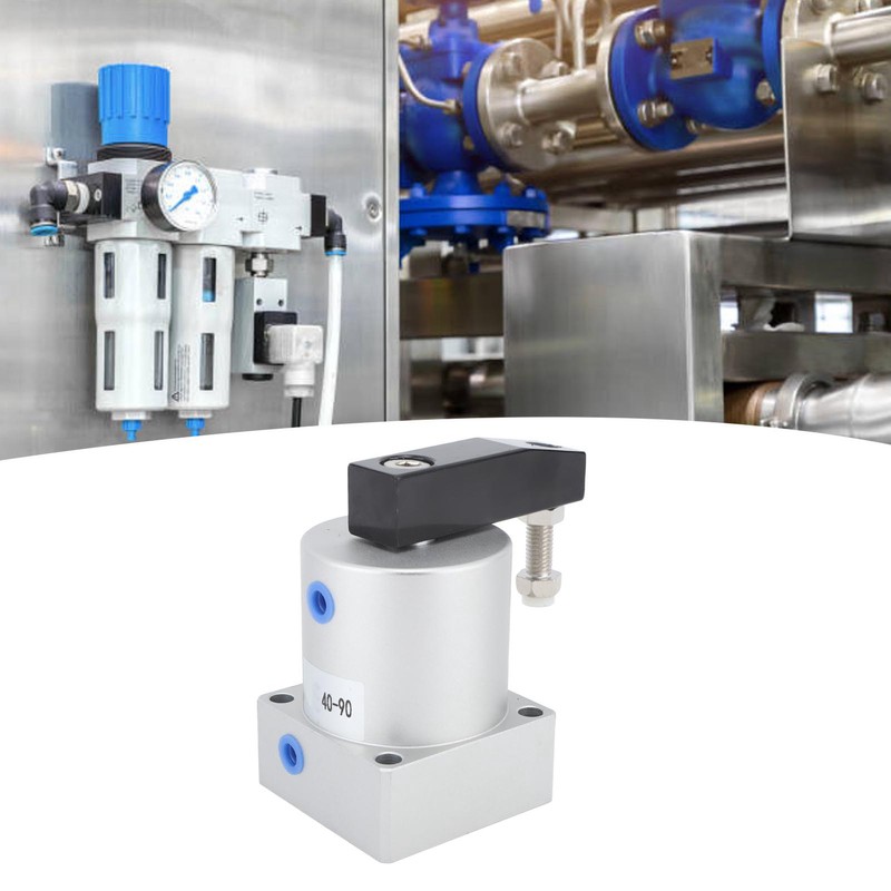 Rotary Pneumatic Cylinder 90 Degree Angle Clamping Corner Rotate Pressing