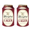 Yuengling Lager Signature Can Coolie - Set of 2
