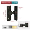 Betensh Sliding Door Lock 90 Degree Flip Door Lock Screw