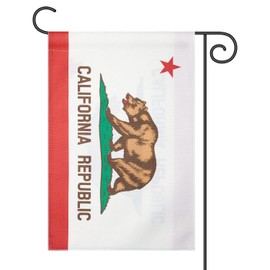 California State Garden Flag,Indoor Outdoor Decoration Flags,For Yard Outside 12 x 18 Inches,Double-Sided,DIY Celebration.