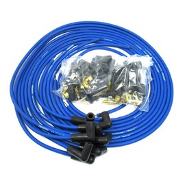 Pertronix 808390 Flame-Thrower Blue Universal 90 Degree 8mm 8 Cylinder Spark Plug Wire
