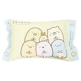 MORIPiLO 4620402 Children's Pillow, Sumikko Gurashi, Approx. 15.7 x 11.8 inches (40 x 30 cm), Washable, San-X Character Goods, Yellow