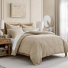 Levtex Home - Cloud Waffle Taupe Comforter Set - King
