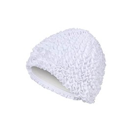 Fashy Women's Frill Ruffle Swimhat - White