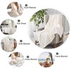 Zbeiba Fluffy Blanket, Cuddly Blankets, Couch Blanket, Double-Sided Flannel Blanket,