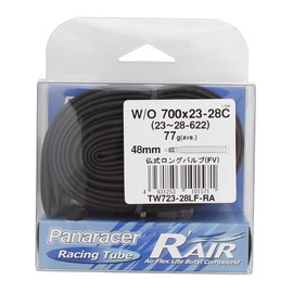 Panaracer R-Air Tube Presta Valve 700X23-28C Long Valve, 1.9 inches (48 mm)