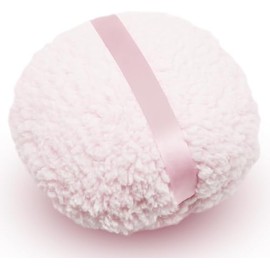 Pink Powder Puff, Delicate and Soft Dusting Powder with Puff for Women, Body Powder Puff Large Dusting Powder (Pink)