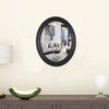 Funerom 20 x 16 inch Black Wall Mirror Oval Bathroom