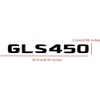 Fidida GLS450 Emblem Decal Car Numbers Letters Decal Plating Badge