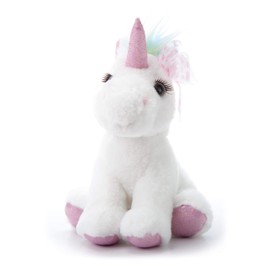 The Petting Zoo, Lash'z Unicorn Stuffed Animal, Gifts for Girls, Unicorn Plush Toy 10 inches