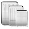 Baking Sheet with Rack Set (3 Pans + 3 Racks),