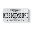 Mississippi State License Plate Style Magnet for Car Fridge Locker