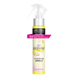 John Frieda Go Blonder Lightening Spray, Controlled Hair Lightener to Gradually Lighten Hair, with Citrus and Chamomile BlondMend Technology, 3.5 Oz