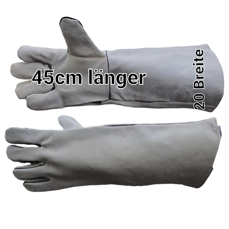 Alpin-Trachten Leather Gloves Welding and Cooking Essentials Heat Resistant Protective
