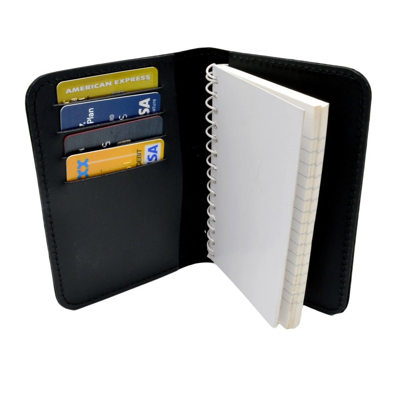 Perfect Fit Police Leather Book Style Memo Book Cover 3x5