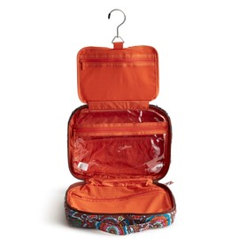 Vera Bradley Women's Cotton Hanging Travel Organizer, Marrakesh Cinnamon, One Size