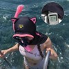 Govllfoz Snorkeling Facekini Sun Mask, Swimming Face Protection