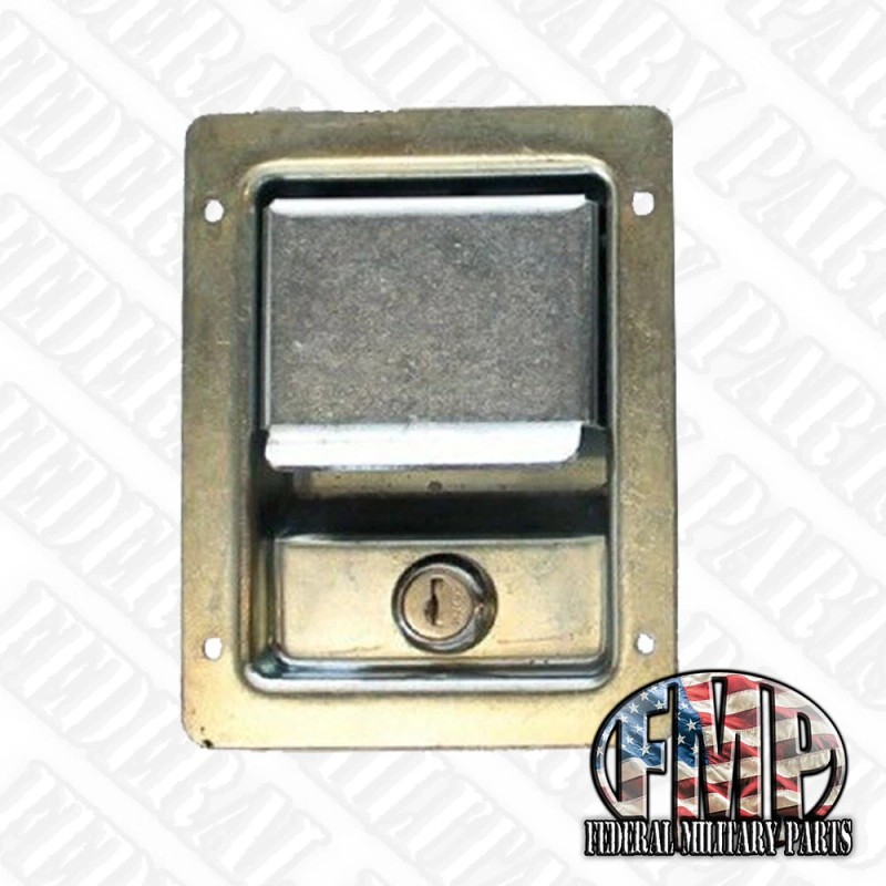 AM General Unpainted Single Locking Door Handle, Single, fits Military