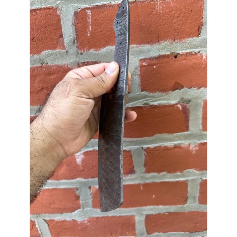 Damascus HANDMADE DAMASCUS STEEL MEAT CLEAVER CHOPPER CHEF KITCHEN BLANK