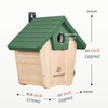 Kingsyard Blue Bird House for Outside - Cedar Wood Nesting