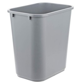 28 Qt. / 7 Gallon / 26 Liters Gray Rectangular Wastebasket.Kitchen Waste Container Commercial Trash Can Recycle Bin