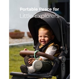 Momcozy Portable Sound Machine with Night Light, White Noise Sound Machine for Baby, 20 Soothing Sounds, Sound Therapy, Long-Lasting Power, Timer, Clips on Stroller, Baby Shower Gifts