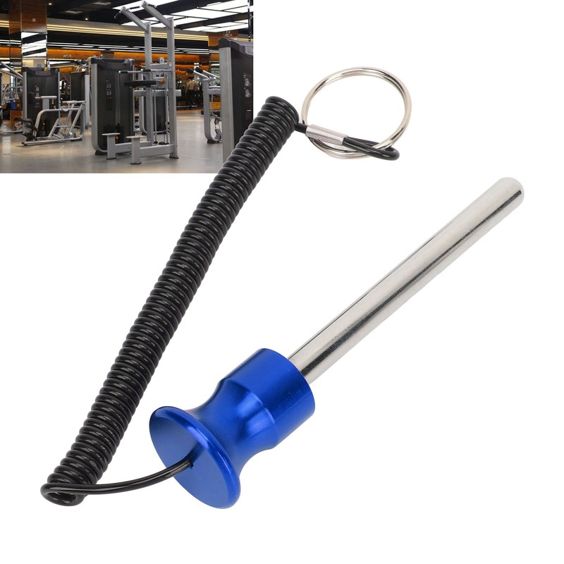 Gym Weight Stack Pin with Lanyard Enhanced Security Selector Lock