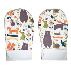 Waterproof Sensory Chewing Gloves Autism Gloves ADHD Down Syndrome Sensory Gloves Boys and Girls Anti-Bite Gloves Prevent Finger Biting (Cartoon 1)