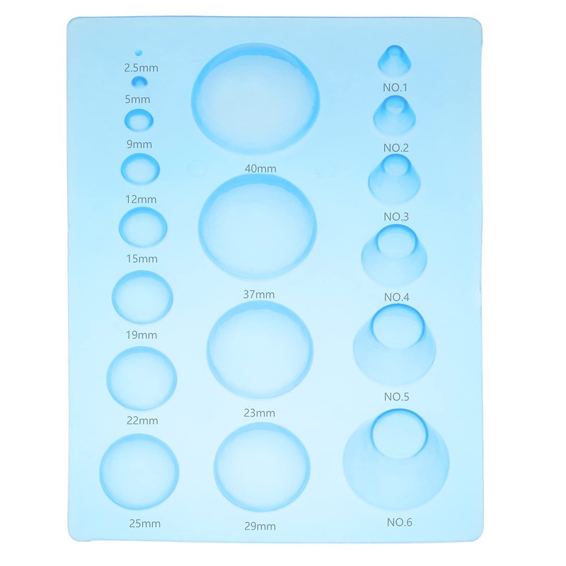 Lind Kitchen 2PCS 3-Row Paper Quilling Tools Concave-Convex Spherical Styler