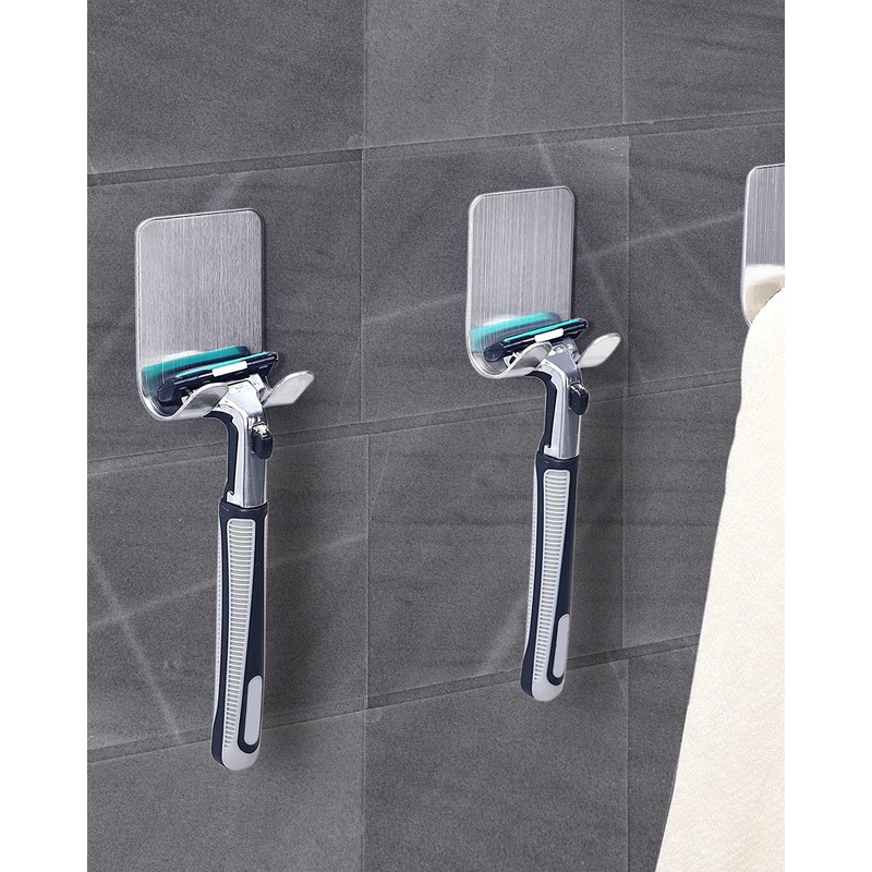 Gorffy Porta Rasoio Doccia Multiuso - 6 Pezzi Lamette Impermeabili