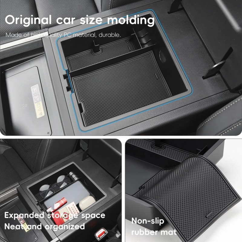 MARCHFA Center Console Organizer Tray for Lexus GX 550 Accessories
