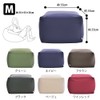 Flex Sale PCM-5512CNV Bead Cushion Cover Single Item Navy Cube