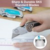 Harita Box Cutter Utility Knife with Quick Change Blades, Stainless