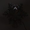 Silver Snowflake Christmas Tree Topper Lighted 3D PVC Christmas Tree