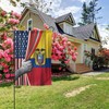 Ecuadorian Ecuador American Usa America Friendship Garden Flag 12x18 Double