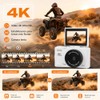 Sanpyl Cámara Digital 4K 64MP, 18X Zoom Vlogging con Pantalla