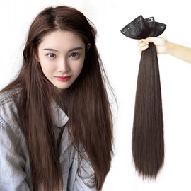tree Sister's Wig Full Part Wig Hairpiece 3P Set (60cm) (Light Brown) / 언니네 가발 풍성한 부분가발 헤어피스 3p세트(60cm) (라이트브라운)