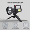 Handheld Spotlight Strong Light Waterproof Rechargeable Spotlight Flashlight LED Searchlight