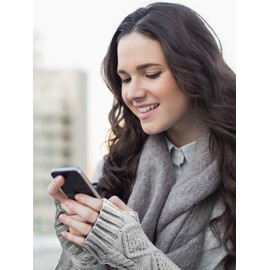 SATINIOR 4 Pairs Winter Knit Warm Long Glove Thumbhole Fingerless Gloves Arm Warmers Glove for Women(Black, Dark Grey, Light Grey, Camel)