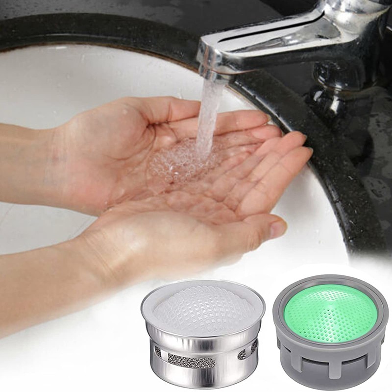 20 Sets of Faucet Aerators with Gaskets 2.2 GPM Plug-in