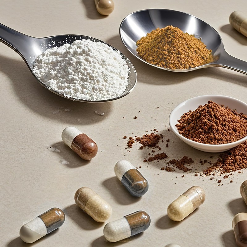 ATNreuro Size 00 Empty Gelatin Capsules with 2 Micro Spoons