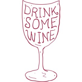 CafePress Drink Some Wine Memory Keepsake Jewelry Box, 5"x5"x3.75"